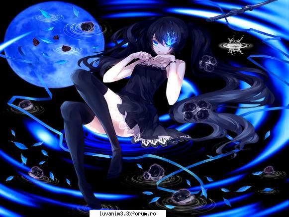Black★Rock Shooter (character) - Black ★ Rock Shooter este o fata palida cu - ~Black Rock Shoter~