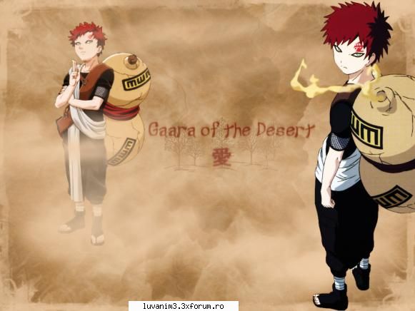 Gaara - Info: Alias Gaara al Deșertului Gen Masculin - ~Naruto~