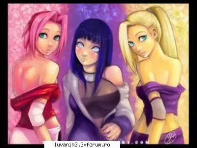 naruto girls - ~ ;x Hina, Saku si Ino ;x ~ - ~Fete~